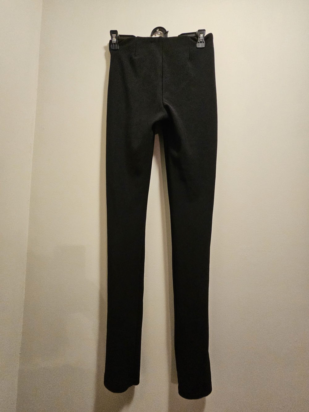Akira Black High-Waisted Split Hem Leggings